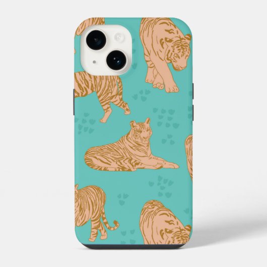 トラのトレイル iPhoneケース (裏面)
