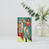 トラのトレーナーPinの女の子 名刺 (スタンド正面)