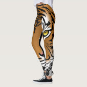 トラのプリントのレギング レギンス (左)