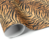 トラのプリント ラッピングペーパー (ロールコーナー)