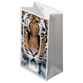 トラのポートレートの写実的なスタイル スモールペーパーバッグ