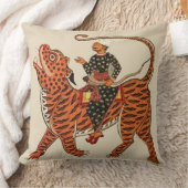 トラの乗車 クッション (ブランケット)