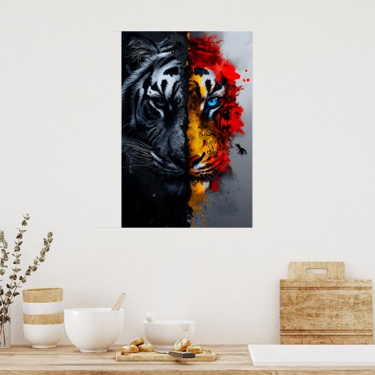 トラの二つの顔 ポスター (キッチン)