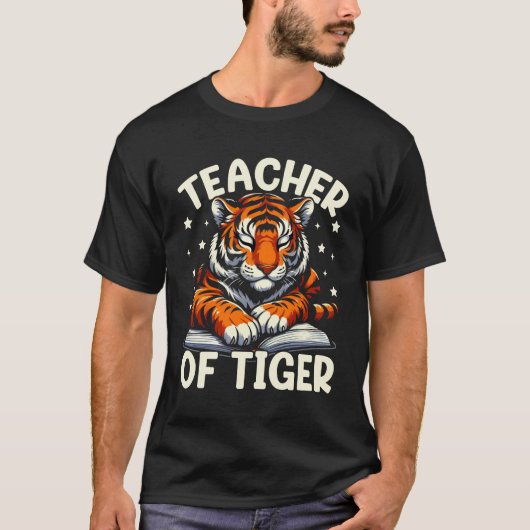 トラの先生Tシャツ - あなたの野生の部分を受け入れて Tシャツ (正面)