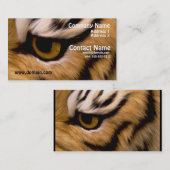 トラの写真の名刺 名刺 (正面/裏面)