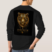 トラの力 野生動物 🐯 Tシャツ (裏面)