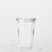 トラの原産のアメリカインディアンの責任者 アクリルタンブラー (右)