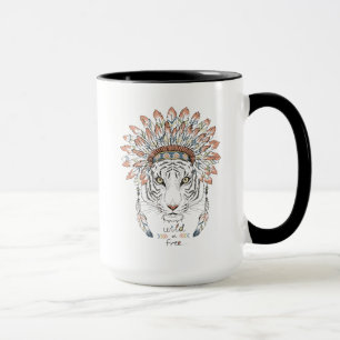 トラの原産のアメリカインディアンの責任者 マグカップ