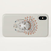 トラの原産のアメリカインディアンの責任者 Case-Mate iPhoneケース (裏面(横))