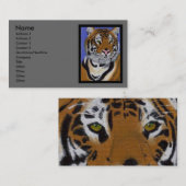 トラの名刺 名刺 (正面/裏面)