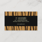 トラの名刺 名刺 (裏面)