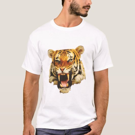 トラの咆哮 Tシャツ (正面)