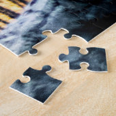 トラの大型の猫科動物 ジグソーパズル (側面)