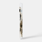 トラの子墨絵 iPhone 15ケース (左側面)