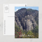 トラの巣の崖修道院 ポストカード (正面/裏面)