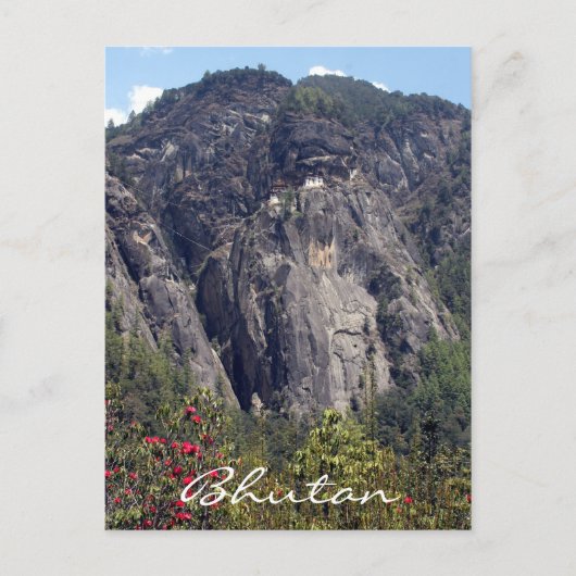 トラの巣の崖修道院 ポストカード (正面)