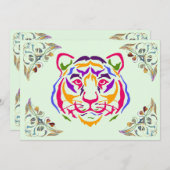 トラの招待 招待状 (正面/裏面)