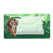 トラの文房具 ラベル (正面)