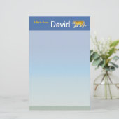 トラの文房具 便箋 (スタンド正面)