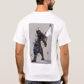 トラの武士 Tシャツ (裏面)