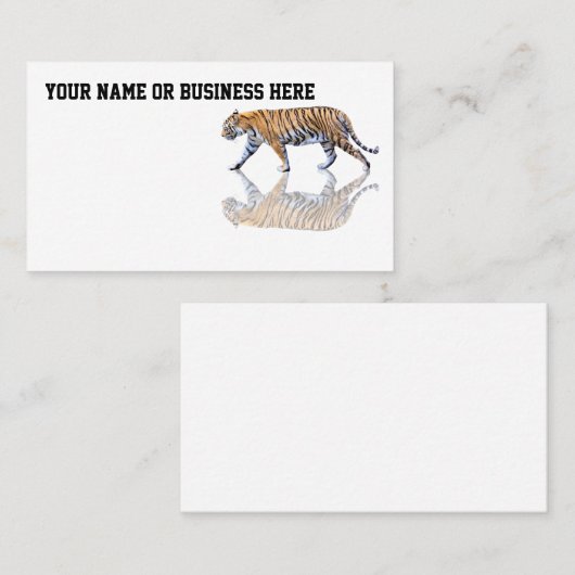トラの歩行 名刺 (正面/裏面)