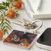 トラの母親 キーホルダー (正面右)