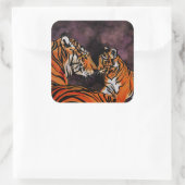 トラの母親 スクエアシール (バッグ)