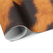 トラの毛皮の皮のプリントパターン ラッピングペーパー (ロールコーナー)