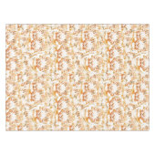 トラの水彩画はパターンに直面します テーブルクロス (正面(横))