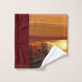 トラの浴室タオルセット バスタオルセット (ウォッシュタオル)