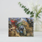 トラの狩り、c.1616 ポストカード (スタンド正面)