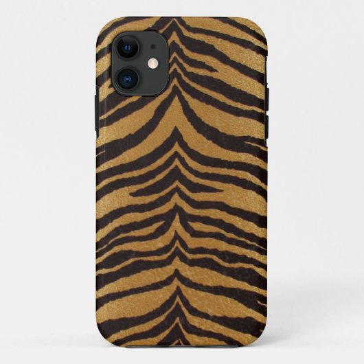 トラの皮膚の縞模様 Case-Mate iPhoneケース (裏面)