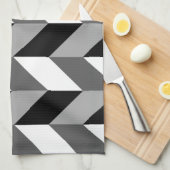 トラの皿タオル キッチンタオル (四つ折り)