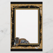 トラの紙 便箋 (正面)