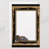 トラの紙 便箋 (正面/裏面)