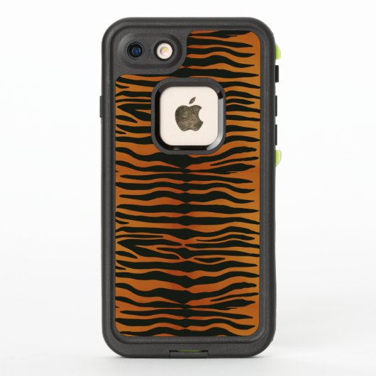 トラの縞模様 LifeProof iPhoneケース (裏面)