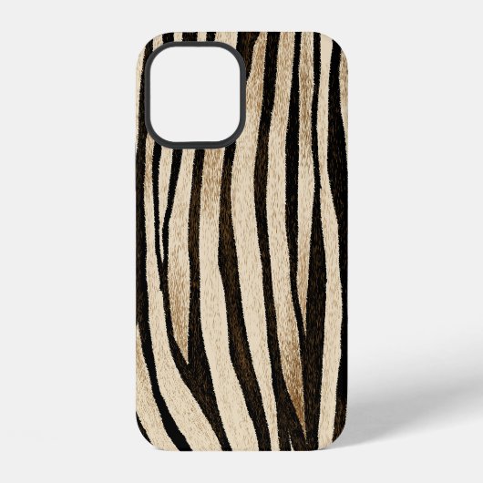 トラの肌 シームレス テクスチャ iPhoneケース (裏面)
