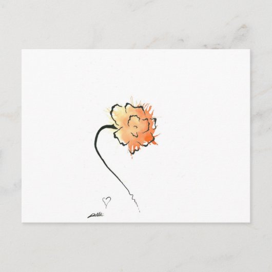 トラの花 ポストカード (正面)