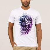 トラの芸術 Tシャツ (正面)