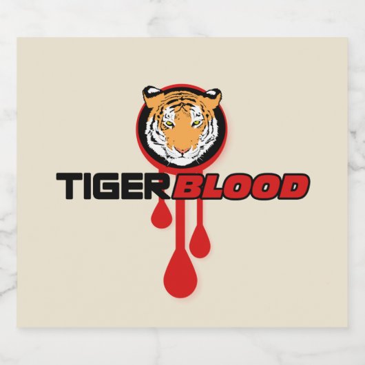トラの血 ビールラベル (シングルラベル)