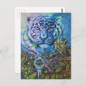 トラの視野 ポストカード (正面/裏面)