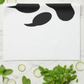 トラの足のプリント キッチンタオル (折り畳み)