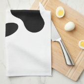 トラの足のプリント キッチンタオル (四つ折り)