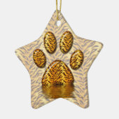 トラの足#2 セラミックオーナメント (左)