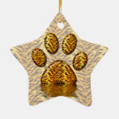 トラの足#2 セラミックオーナメント (裏面)