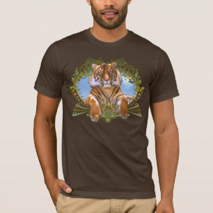 トラの頂上の絶滅危ぐ種 Tシャツ