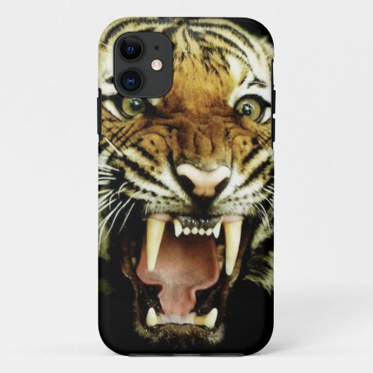 トラの頭部 Case-Mate iPhoneケース (裏面)