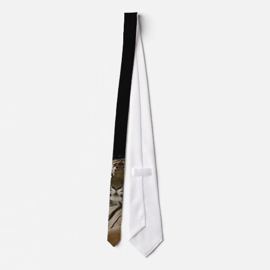 トラの顔のタイ ネクタイ (裏面)