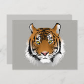 トラの顔のポストカード ポストカード (正面/裏面)