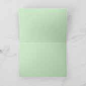 トラの顔の挨拶状 カード (内部)